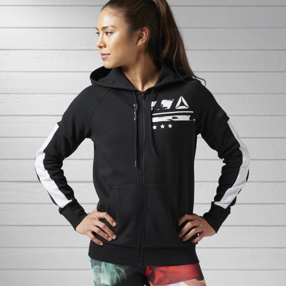 Худи Workout Ready Cotton Series Graphic Full Zip W BK2897