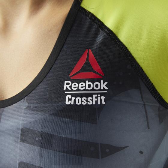 Укороченная компрессионная футболка с длинным рукавом Reebok CrossFit W CD1399